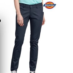 Dickies Women's Dark Navy Blue Skinny Pants